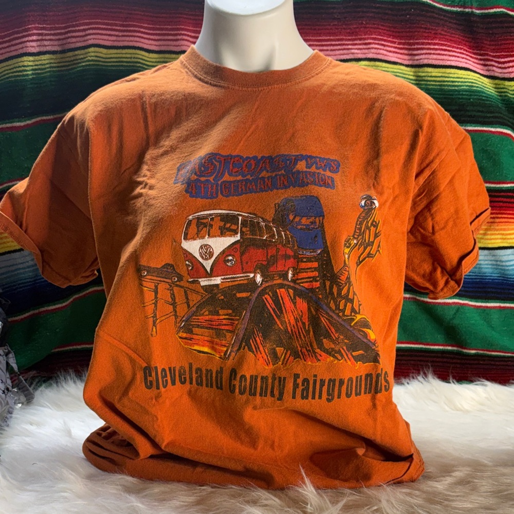 Kids' Orange Adventure Tee